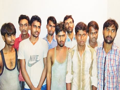 Nine arrested in the Maharajpur scandal 